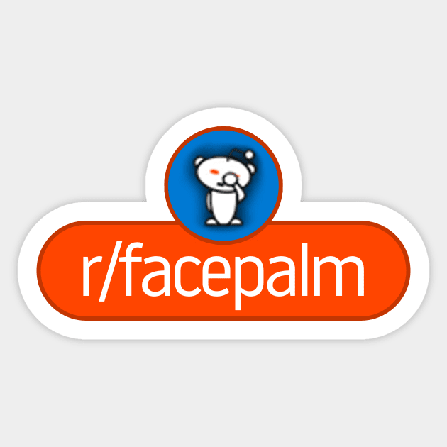 SubReddit: Facepalm Sticker by artsylab